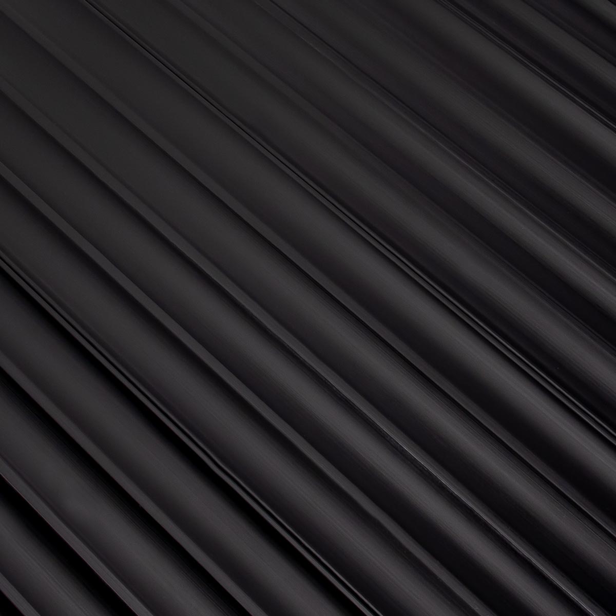 3D Wave Wandpaneel Zwart – 260x15,8x1,6cm – Kunststof Houtlook