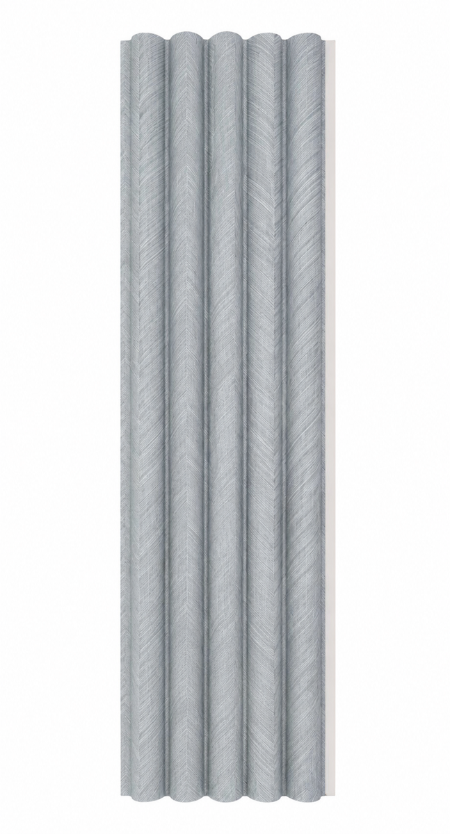 Nordiva® Kunststof Wandpaneel Lichtgrijs Visgraat 260X15,9X1,5