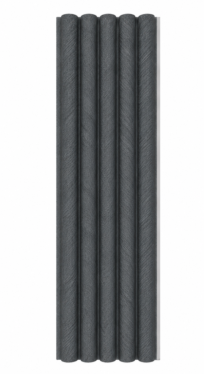 Nordiva® Kunststof Lattenwandpaneel Graphite Grey 260 x 15,9 x 1,5