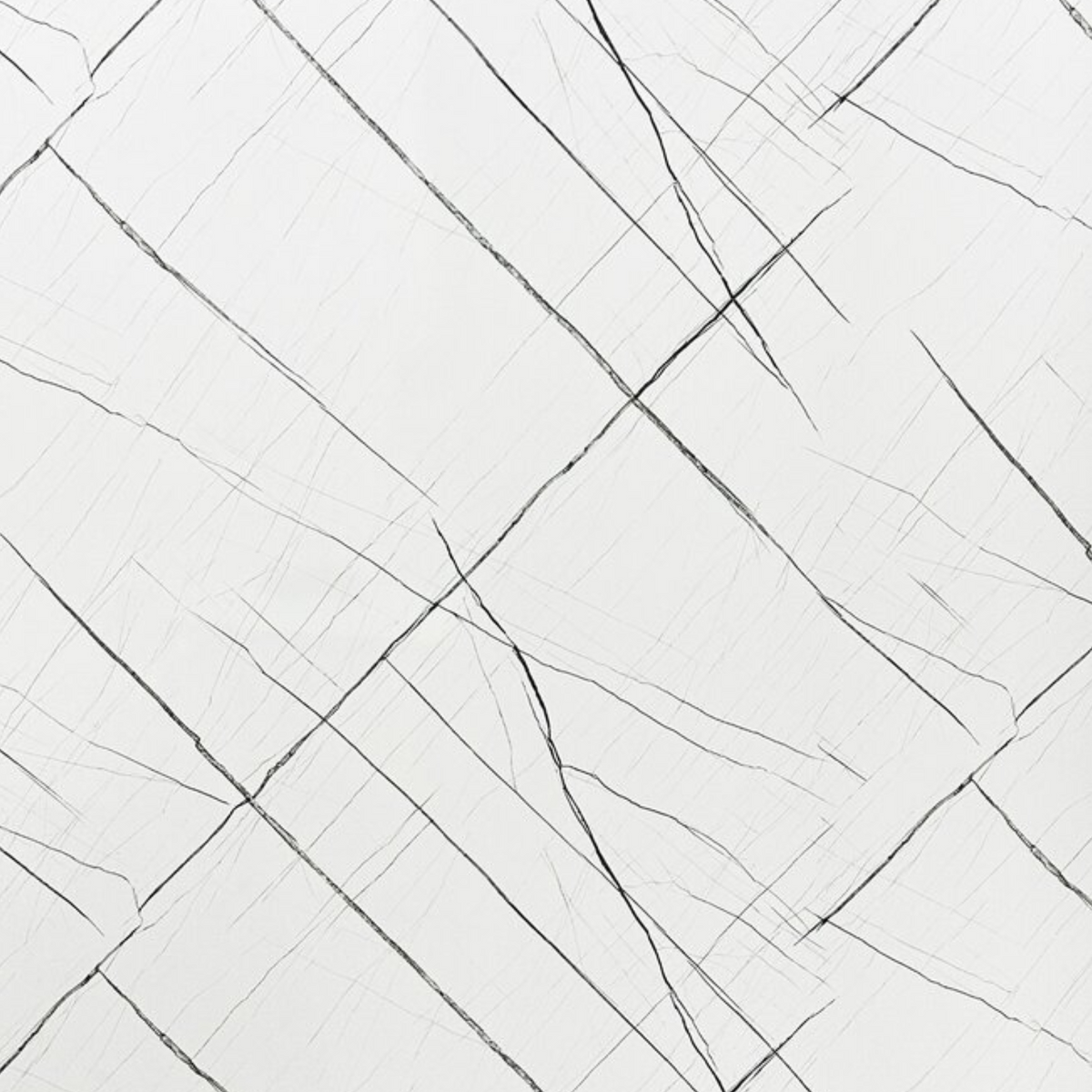 White PVC marble panel with black veins
