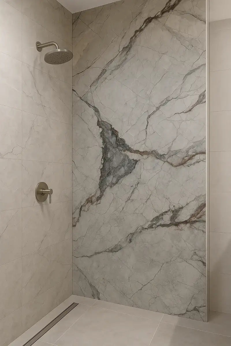 PVC Wandpaneel Marmerlook Moonstone – 280x122 cm