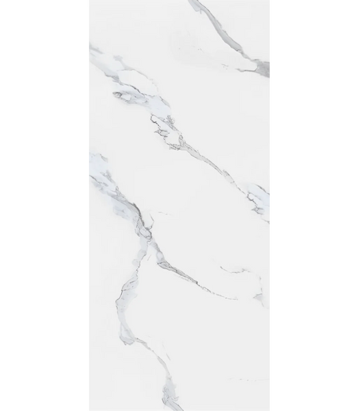 PVC Wandpaneel Marmerlook Wit Marble – 280x122 cm – Waterbestendig & Hoogglans