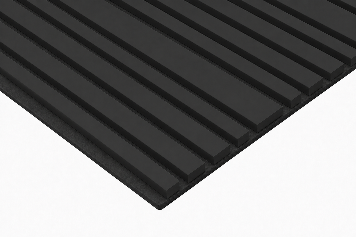 Akoestisch Wandpaneel Black On Black 260x60x2,2 cm