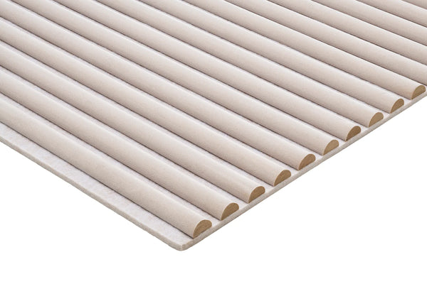 Akoestisch Paneel Suede Stof Beige 270x60x2,6cm